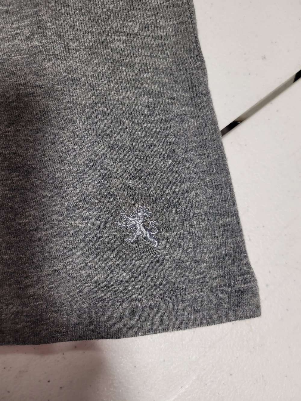 Express Women’s Short Sleeve V-Neck Tee - Heather Gray - Picture 2 of 4